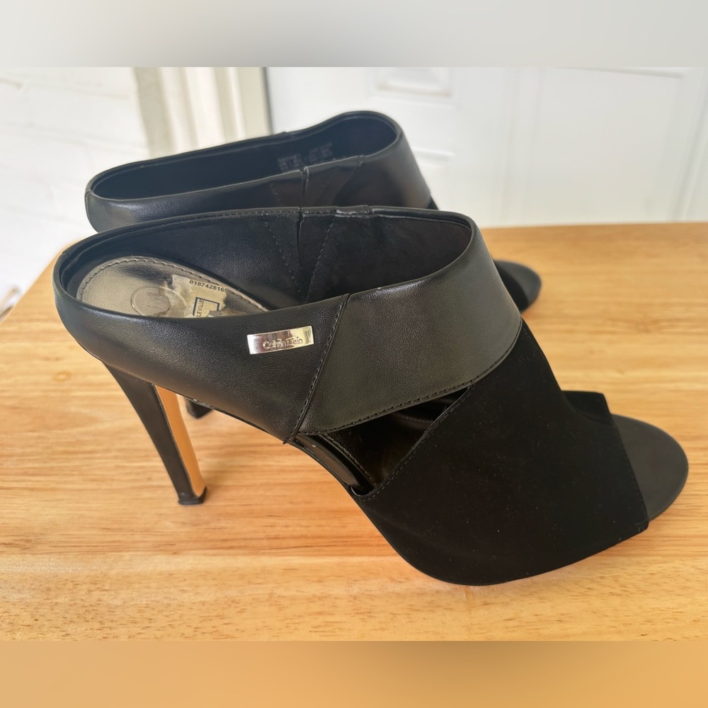 Beautiful black Calvin Klein mules